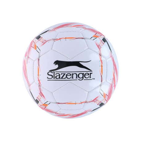 Slazenger - Piłka do piłki nożnej r. 5 (biały / czerwony)