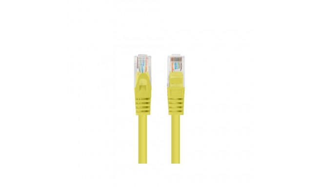 PATCHCORD CAT.6 UTP 7.5M YELLOW FLUKE PASSED LANBERG