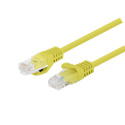 PATCHCORD CAT.6 UTP 7.5M YELLOW FLUKE PASSED LANBERG