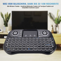 FANTEC WK-300 RGB Mini Tastatur Wireless