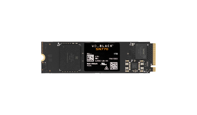 Western Digital SSD Black 1TB SN770 NvMe WDS100T3X0E