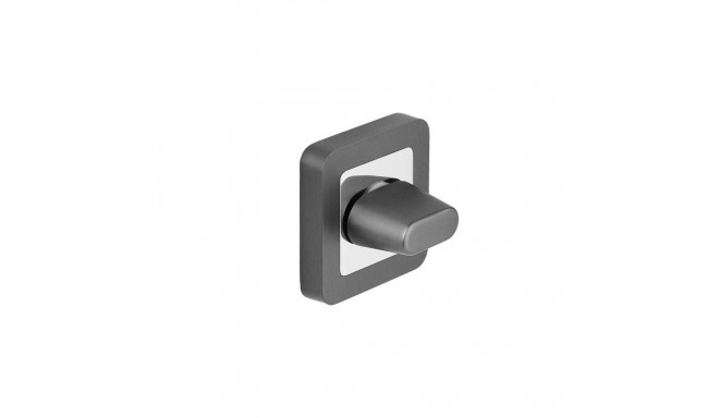 WC INOX SQ. ESCUTCHEON TREND GRAPH/CHR