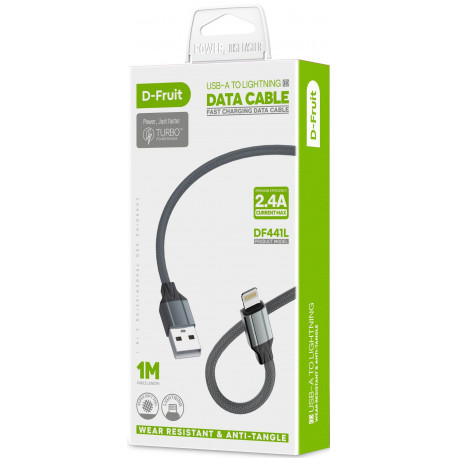 D-Fruit kaabel USB-A - Lightning DF441L 1m