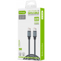 D-Fruit кабель USB - C-USB-C 1 м, серый (DF440C)