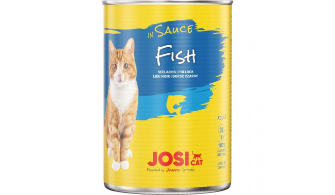 JosiCat konserv kassidele Fish in Sauce 415g