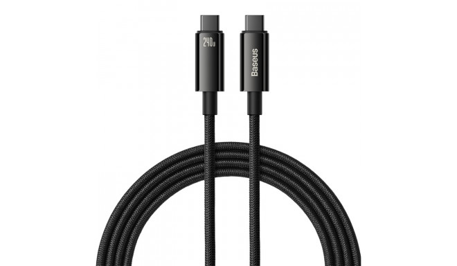 Baseus cable Tungsten PD USB-C - USB-C 3,0m black 240W