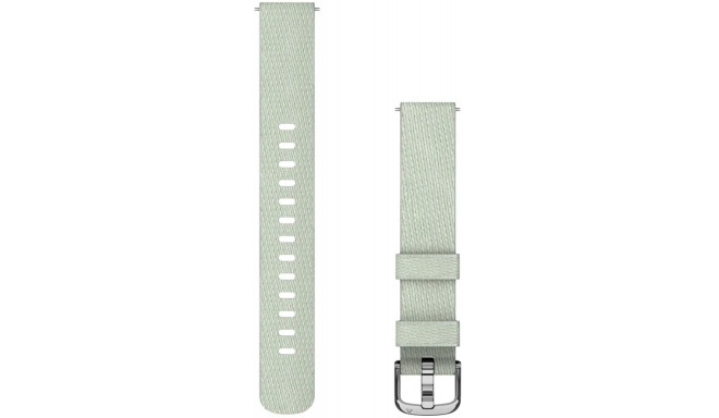 Garmin watch strap Lily 2 Nylon, sage gray/silver