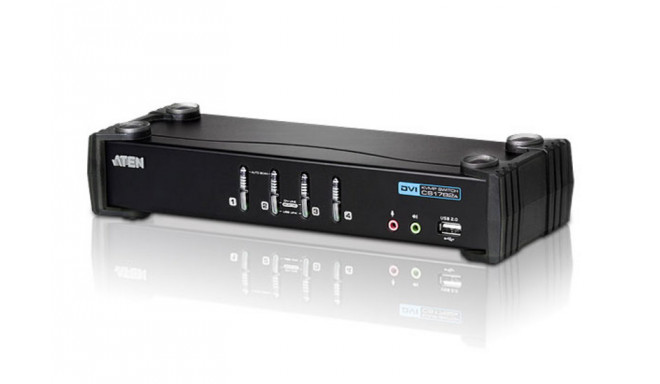 Aten 4-Port USB DVI/Audio KVMP Switch | Aten | 4-Port USB DVI/Audio KVMP™ Switc