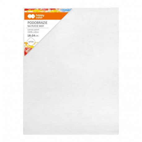 Lõuend puuvill 4mm MDF-plaat 18x24cm VALGE