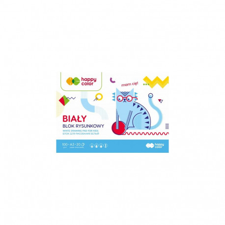 Joonistuspaber Happy Color A3, 100g/20lk