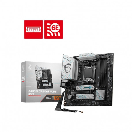 MSI emaplaat B650M Gaming PLUS WiFi AM5 4DDR5 HDMI/DP mATX