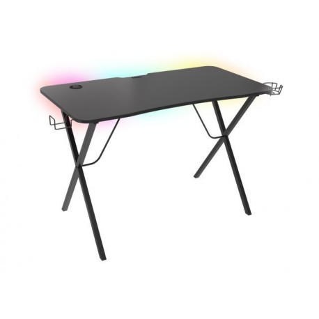 The Genesis Holm 200 RGB is a compact, entry-to-mid-range gaming desk designed for 