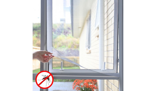 Cuttable Anti-mosquito Adhesive Window Screen White InnovaGoods
