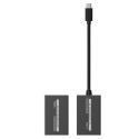 PremiumCord USB-C to HDMI extender via Cat5e/6/6a 4K@60Hz up to 60m