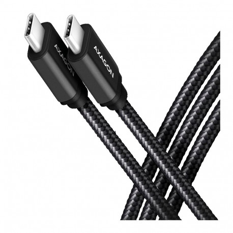 Axagon cable USB-C - USB-C 60W 3A 1m, black