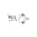 SHOWER MIXER W/O ACC BPT7 PETITE SHOWER MIXER W/O ACC BPT7 PETITE