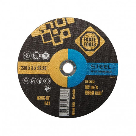 lõikeketas 230x3.0x22.23 mm FORTE TOO