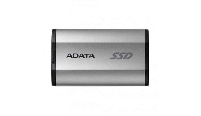 ADATA SD810 2 TB must, hõbedane