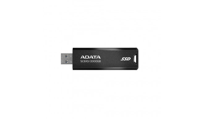 ADATA SC610 USB mälupulk 2 TB USB Type-A 3.2 Gen 2 (3.1 Gen 2) Must