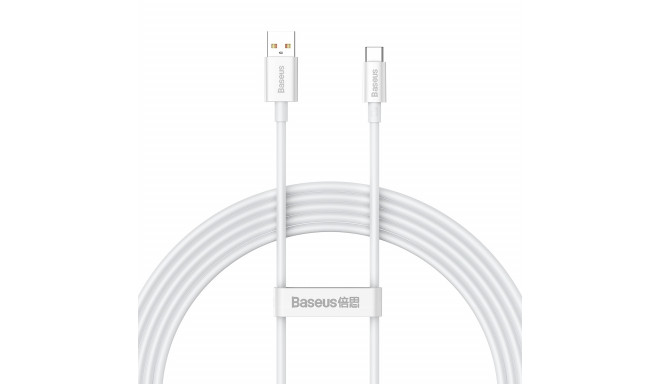 Baseus cable Superior USB - USB-C 2,0m moon white 100W