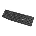 NATEC Keyboard Nautilus US slim black