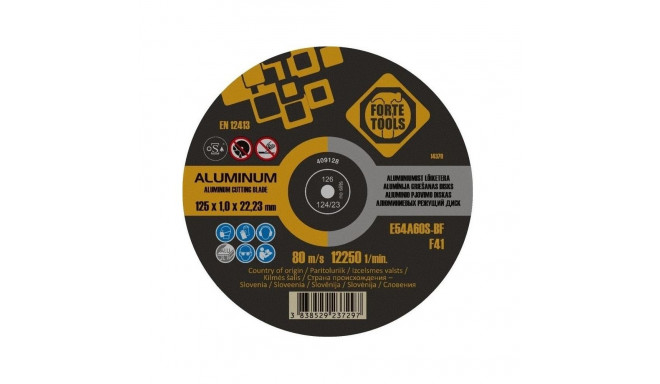 CUTTING DISC FORTE TOOLS 125X1X22 ALU