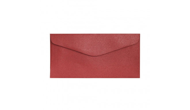 Metallik ümbrik Pearl Red DL - 10tk