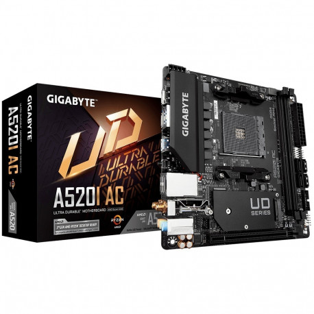 Emaplaat A520I AC AM4 2DDR4 DP/2HDMI mITX