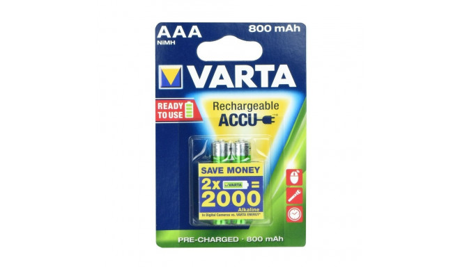 VARTA rechargeable battery R3 (AAA) 800 mAh 2 pcs