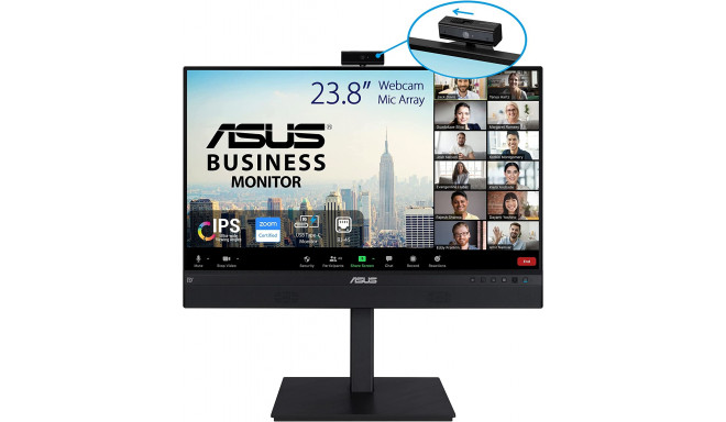 ASUS BE24ECSNK - 24 - LED - FullHD, 60 Hz, IPS, webcam, black