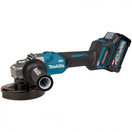 Makita cordless angle grinder GA008GM201 XGT, 40V (blue/black, 2x Li-Ion XGT battery 4.0Ah, MAKPAC s