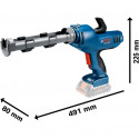 Bosch cordless cartridge gun GCG 18V-310 Professional solo (blue/black, without battery and charger)