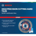 Bosch diamond cutting disc Expert HardCeramic, 76mm (bore 10mm, for mini angle grinder)