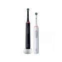 Oral-B Electric Toothbrush Pro3 3900 Cross Action Rechargeable, For adults, Number of brush heads in