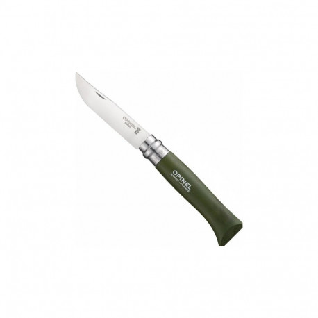 KNIFE OPINEL BLISTER Stainless steel NR 8 KHAKI