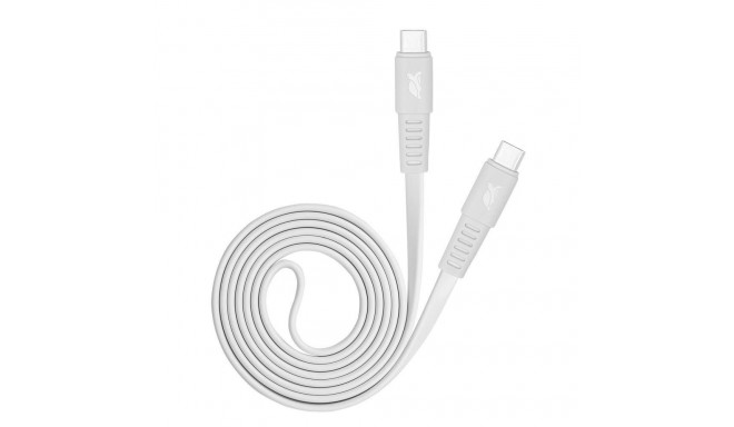 CABLE USB-C TO USB-C 1.2M/WHITE PS6005 WT12 RIVACASE