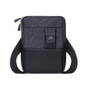 TABLET CASE CROSSBODY 8"/8810 BLACK MELANGE RIVACASE TABLET CASE CROSSBODY 8"/8810 BLACK MELANGE RIVACASE