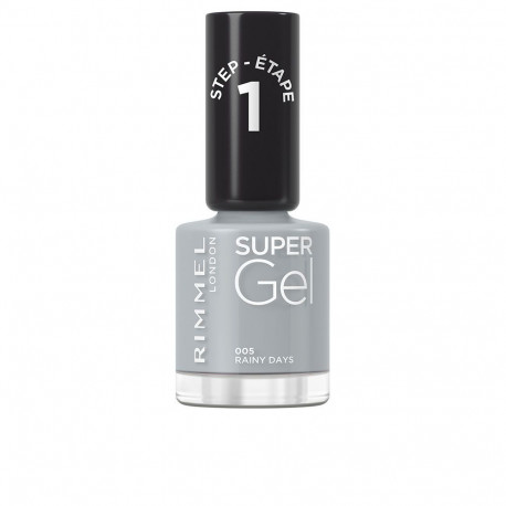 RIMMEL LONDON SUPER GEL esmalte de uñas #005-rainy days 12 ml