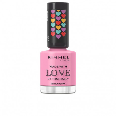 Rimmel London küünelakk #060 valmistatud armastusega by Tom Daley 8ml, roosa