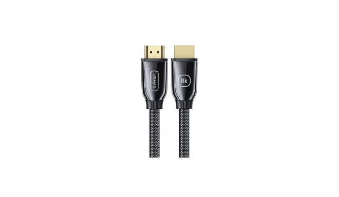 USAMS HDMI kaabel - HDMI 2.1 U67 2m 8K must | must Ultra HD SJ497HD01 (US-SJ497)