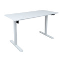 Rakstamgalds ERGO LIGHT ar 1 motoru 120x60cm, balta