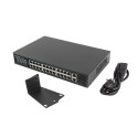 SWITCH LANBERG 24X 100MB POE+/2X COMBO RACK 19" GIGABIT ETHERNET 360W V2