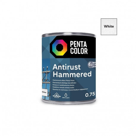Pentac haamriefektiga roostevastane valge värv 750ml