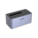 UNITEK S1304A storage drive docking station USB 3.2 Gen 1 (3.1 Gen 1) Type micro-B Grey