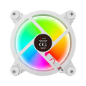 SAVIO FAN-01 WHITE 4-pack 120mm ARGB fan including controller and remote control