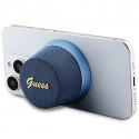 Guess Bluetooth speaker GUWSC3ALSMB STAND MAGNETIC SCRIPT METAL blue