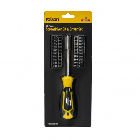 Rolson kruvikeeraja ja otsikud 21osa RL-28397