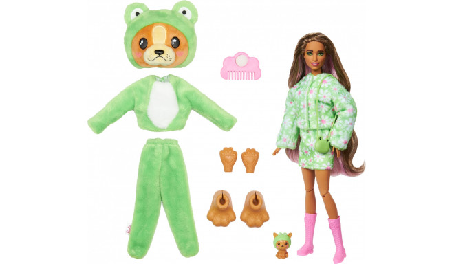 Barbie Doll Mattel Cutie Reveal Frog Dog Series Animal Costumes HRK24
