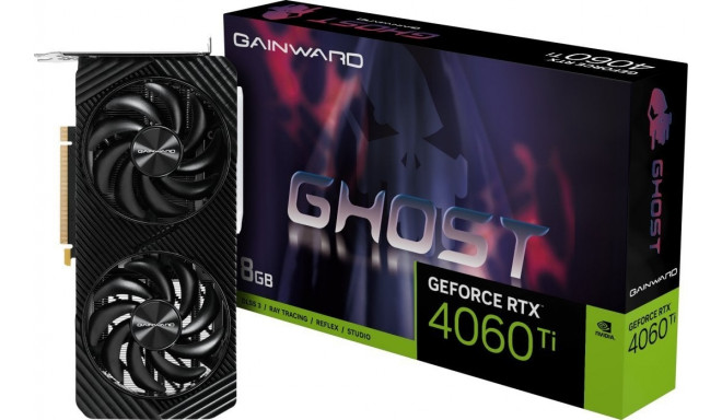 Gainward GeForce RTX 4060 Ti Ghost 8GB GDDR6 graphics card (471056224-3949)