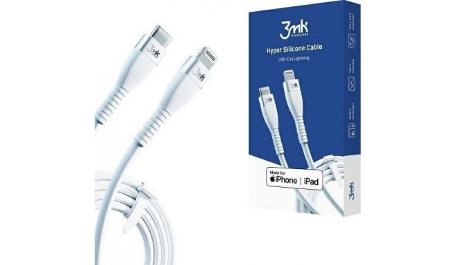 3MK USB-C - Lightning Cable 1 m White (3MK2623)